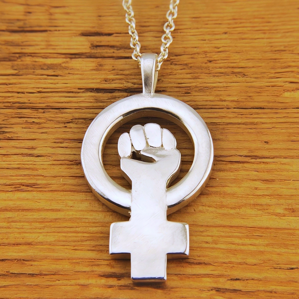 Feminist Symbol Pendant – WitzJewelryDesign