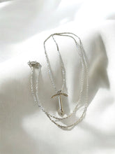 Sterling SIlver Mini IUD Charm Necklace