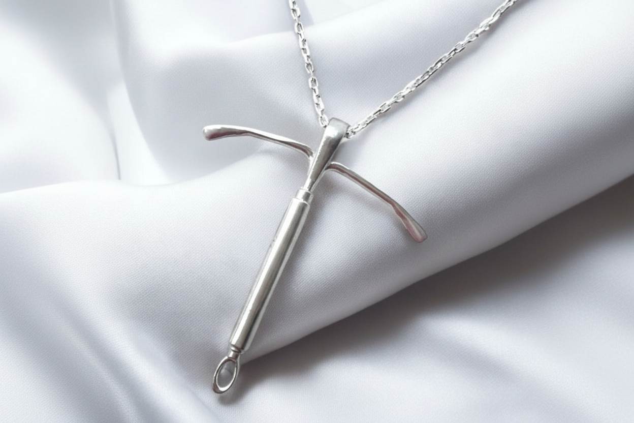 IUD Pendant Necklace - Shop Feminist Jewelry | A Statement of Reproductive Rights and Women’s Health