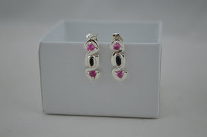 custom onyx and pink tourmaline zig zag original witz jewelry design