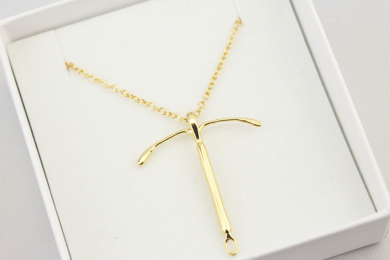 IUD Pendant Necklace - Shop Feminist Jewelry | A Statement of Reproductive Rights and Women’s Health