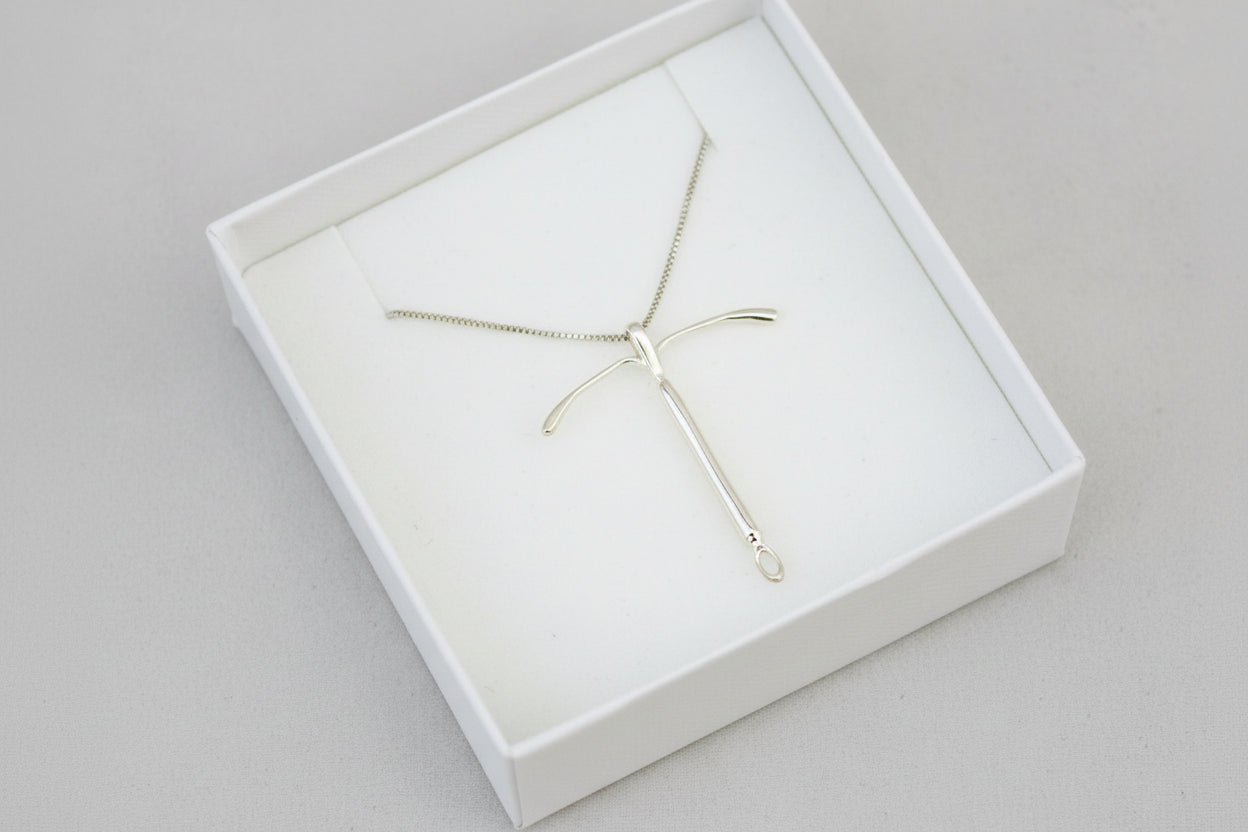 IUD Pendant Necklace - Shop Feminist Jewelry | A Statement of Reproductive Rights and Women’s Health